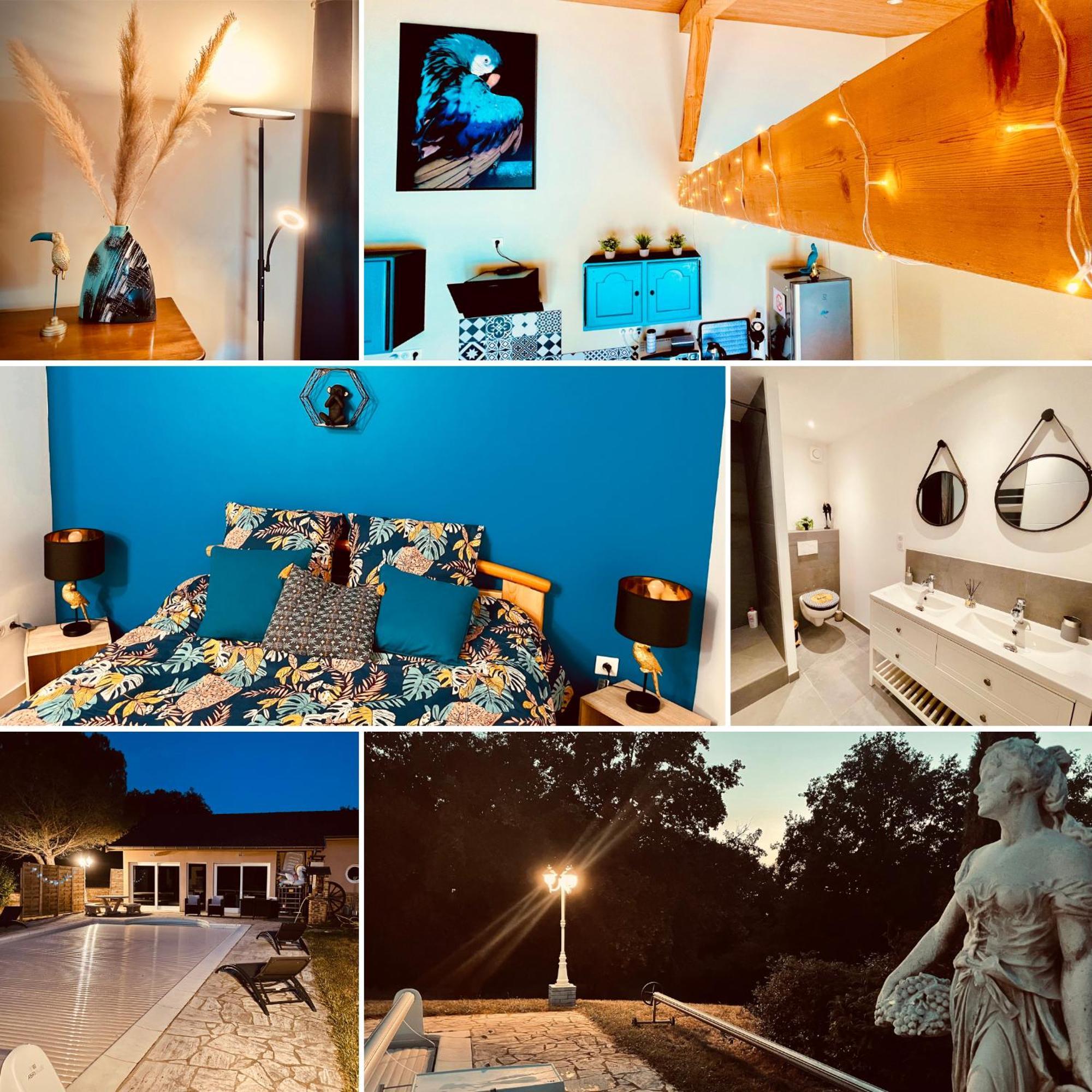 La Villa Perroquet Poncins ภายนอก รูปภาพ